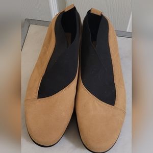NEW! Camel Suede Slip on Loafers